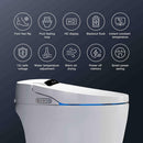 XEK Premium Automatic Single-Piece Home Smart Toilet With Bidet, Foot Sensor And Heated Seat (96152473) - SAKSBY.com - Toilets - SAKSBY.com