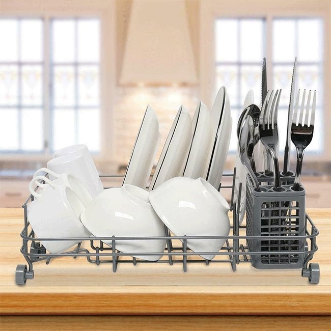 ZOKOP Small Portable Table Countertop Dishwasher Cleaner, 840W - SAKSBY.com - Portable Dishwashers - SAKSBY.com