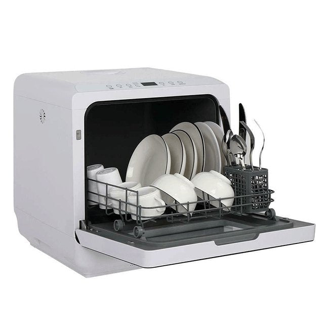 ZOKOP Small Portable Table Countertop Dishwasher Cleaner, 840W - SAKSBY.com - Portable Dishwashers - SAKSBY.com
