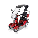 Zvg 600W 60V/20AH Four-Wheel Electric Elderly Handicap Adult Mobility Travel Scooter W/ Cover (SAK95716) - Saksby Wholesale - Front Side View