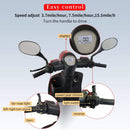 Zvg 600W 60V/20AH Four-Wheel Electric Elderly Handicap Adult Mobility Travel Scooter W/ Cover (SAK95716) - Saksby Wholesale - Zoom Parts View