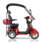 ZVG 600W 60V/20AH Four-Wheel Electric Elderly Handicap Adult Mobility Travel Scooter W/ Cover (95716483) - Side View
