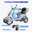 ZVG Heavy Duty 1000W 60V/20AH Four Wheel All-Terrain Travel Mobility Scooter, 440LBS (91645372) - SAKSBY.com Parts View