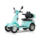 Zvg Heavy-Duty 800W 60V/20AH Four Wheel All-Terrain Travel Mobility Scooter For Adults And Seniors, 500LB (SAK97156) - Saksby Wholesale - Side Front VIew