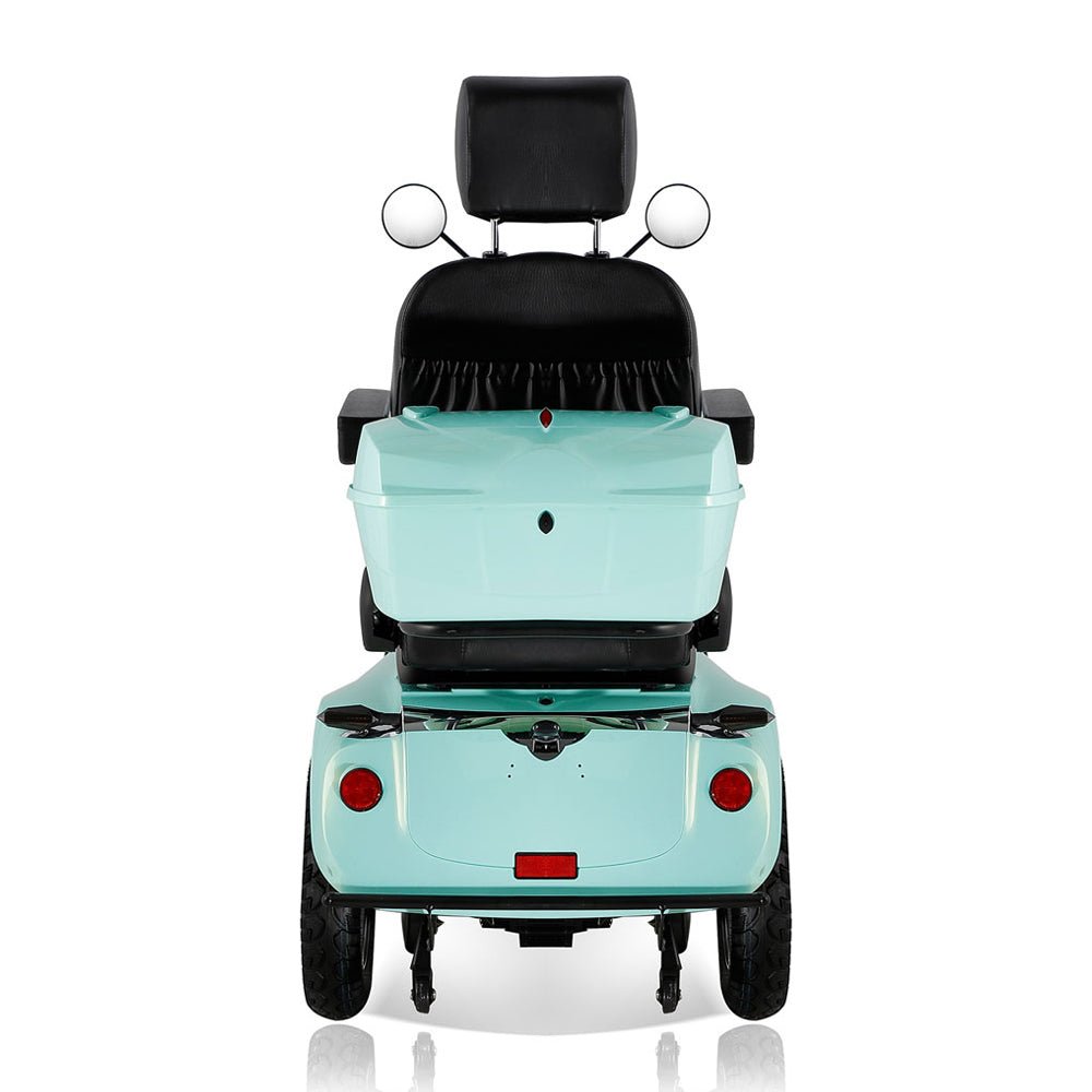 ZVG Heavy Duty 800W 60V/20AH 4-Wheel Elderly Handicap Adult Mobility Power Travel Scooter, 500LBS (95736481) Back View