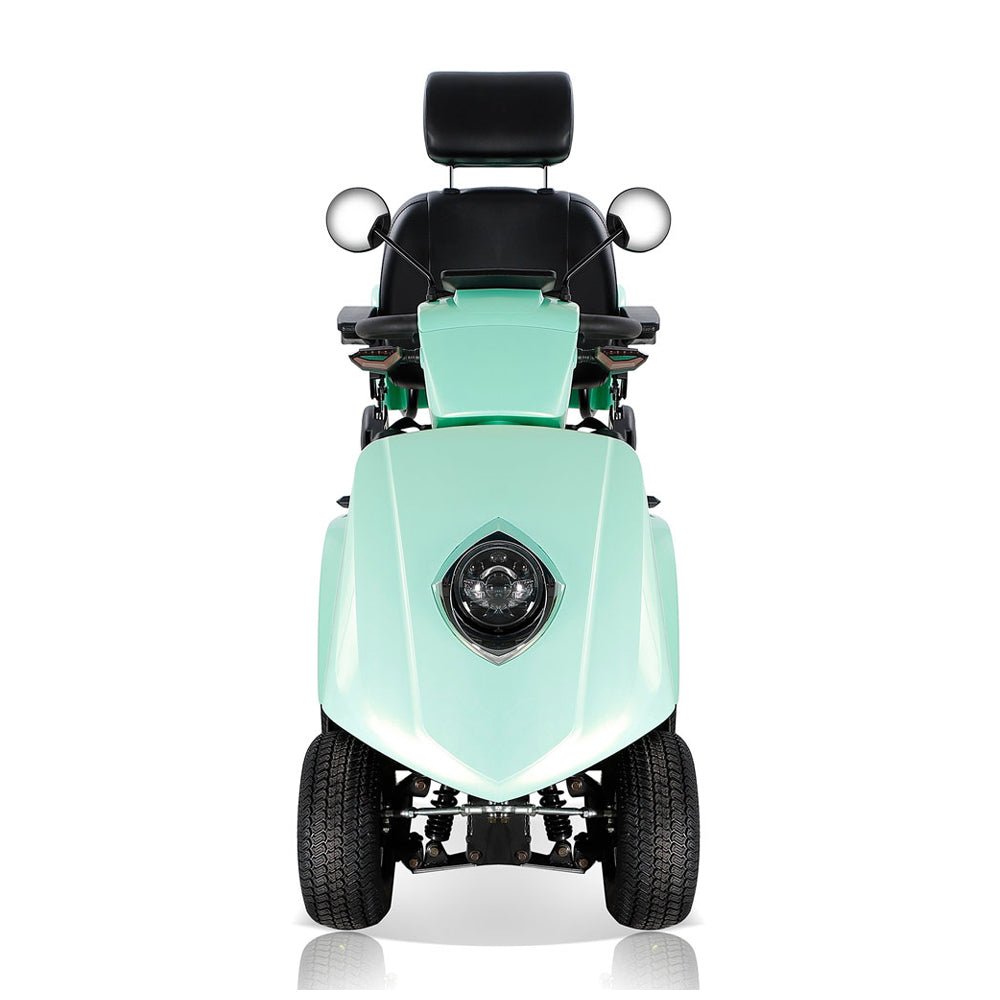 ZVG Heavy Duty 800W 60V/20AH 4-Wheel Elderly Handicap Adult Mobility Power Travel Scooter, 500LBS (95736481) Front View