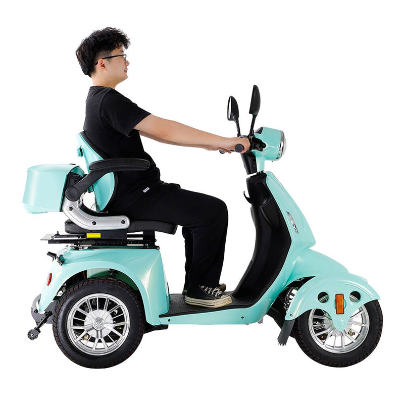 ZVG Heavy Duty 800W 60V/20AH Four Wheel All-Terrain Travel Mobility Scooter For Adults And Seniors, 500LB Demonstration View